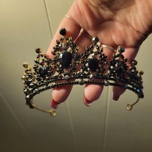 Black and gold tiara